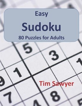 portada Easy Sudoku: 80 Puzzles for Adults (en Inglés)