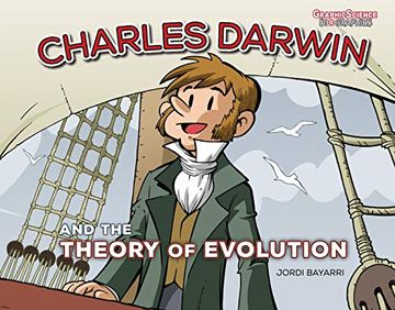 portada Charles Darwin and the Theory of Evolution (Graphic Science Biographies) (en Inglés)
