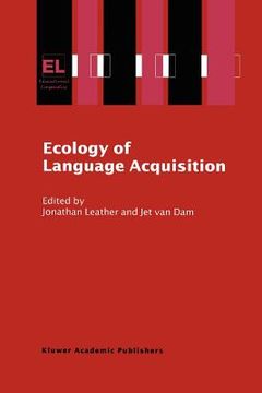 portada ecology of language acquisition (en Inglés)