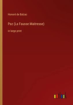 portada Paz (La Fausse Maitresse): in large print 