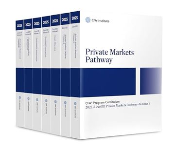 portada 2025 Cfa Program Curriculum Level III Private Markets Box Set (in English)