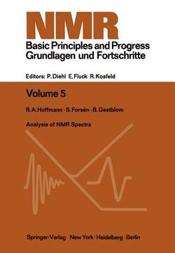 portada analysis of nmr spectra: a guide for chemists (en Inglés)