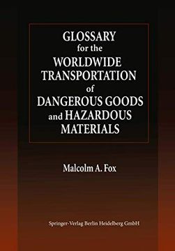 portada Glossary for the Worldwide Transportation of Dangerous Goods and Hazardous Materials (en Inglés)