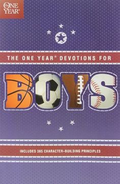 portada One Year Book of Devotions for Boys (en Inglés)