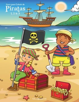 portada Livro para Colorir de Piratas 1, 2 & 3 (en Portugués)