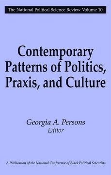 portada Contemporary Patterns of Politics, Praxis, and Culture (en Inglés)