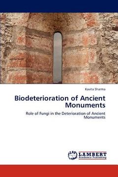 portada biodeterioration of ancient monuments (en Inglés)