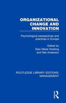 portada Organizational Change and Innovation: Psychological Perspectives and Practices in Europe (en Inglés)