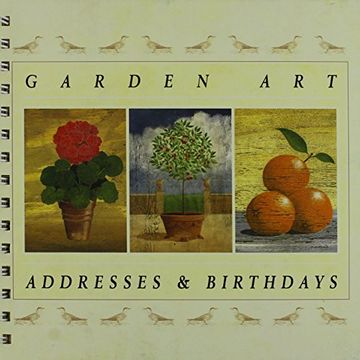 portada Garden art Addresses & Birthdays (en Inglés)