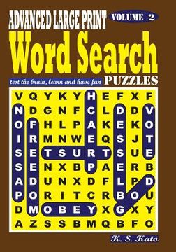 portada ADVANCED LARGE PRINT Word Search Puzzles, Vol. 2 (en Inglés)