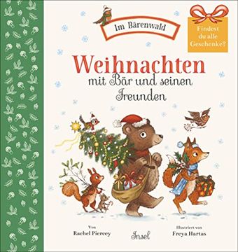 portada Weihnachten mit bär und Seinen Freunden: Im Bärenwald | das Wimmelbuch für die Weihnachtszeit | Pappbilderbuch für Kinder ab 2 Jahren (en Alemán)