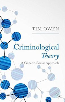 portada Criminological Theory: A Genetic-Social Approach