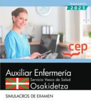 portada Auxiliar Enfermeria. Servicio Vasco de Salud-Osakidetza.