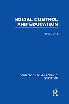 portada Social Control and Education (Rle edu l) (in English)