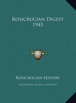 portada rosicrucian digest 1945