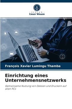 portada Einrichtung eines Unternehmensnetzwerks (in German)