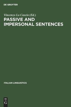 portada Passive and Impersonal Sentences (en Inglés)