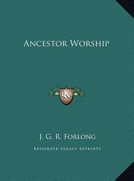 portada ancestor worship (en Inglés)