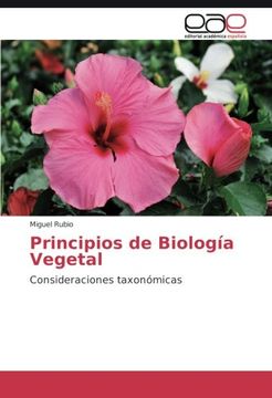 portada Principios de Biología Vegetal: Consideraciones taxonómicas (Spanish Edition)