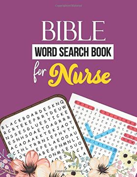 portada Bible Word Search Book for Nurse: Nurse Word Search Activity Book, Cleverly Hidden Word Searches for the Nurse, Scrooge Puzzle Book, Exercise Your Brain Activity Book (en Inglés)