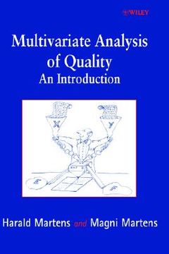 portada multivariate analysis of quality: an introduction (en Inglés)