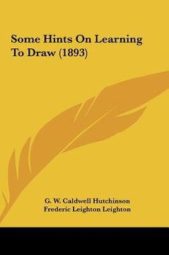 portada some hints on learning to draw (1893)