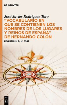 portada Vocabulario en que se contienen los nombres de los lugares y reinos de España de Hernando Colón (in Spanish)