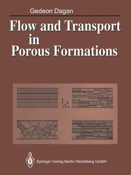 portada flow and transport in porous formations (en Inglés)