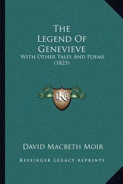 portada the legend of genevieve: with other tales and poems (1825)