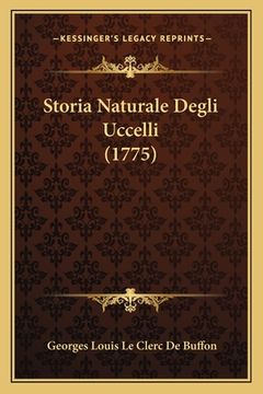 portada Storia Naturale Degli Uccelli (1775) (en Italiano)