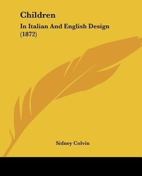 portada children: in italian and english design (1872)