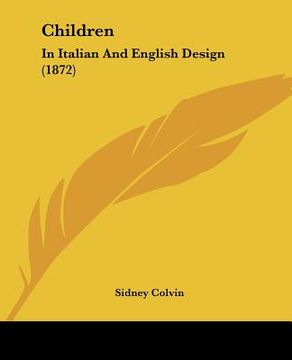 portada children: in italian and english design (1872) (en Inglés)
