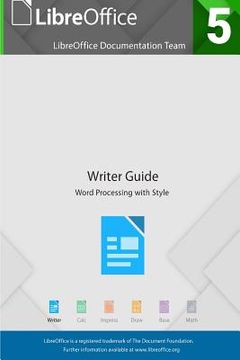 portada LibreOffice 5.4 Writer Guide (in English)