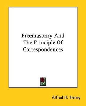 portada freemasonry and the principle of correspondences