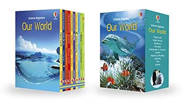 portada Usborne Beginners Series our World Collection 10 Books box set (Seasons, Trees, Antartica,Rubbish & Recycling, Weather, Earthquakes & Tsunamis, Volcanoes,Rainforests,Under the Sea, Planet Earth) (Hardcover) (in English)