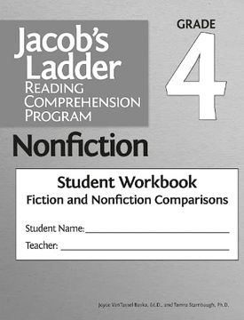 portada Jacob's Ladder Reading Comprehension Program: Nonfiction Grade 4, Student Workbooks, Fiction and Nonfiction Comparisons (Set of 5)