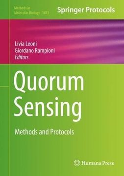 portada Quorum Sensing: Methods and Protocols: 1673 (Methods in Molecular Biology) (en Inglés)