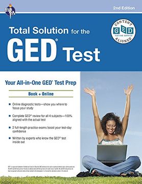 portada Total Solution for the GED Test (REA Test Preps) (in English)
