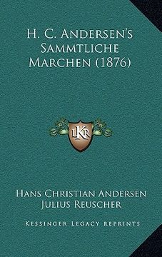 portada h. c. andersen's sammtliche marchen (1876) (en Inglés)