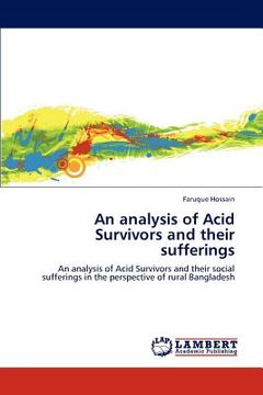 portada an analysis of acid survivors and their sufferings (en Inglés)