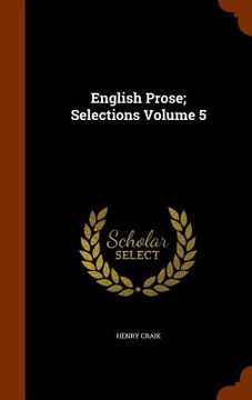 portada English Prose; Selections Volume 5