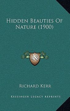 portada hidden beauties of nature (1900) (en Inglés)