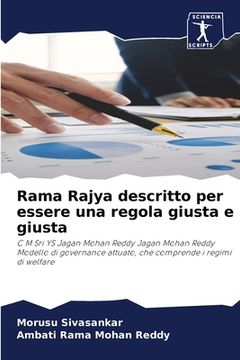 portada Rama Rajya descritto per essere una regola giusta e giusta (en Italiano)