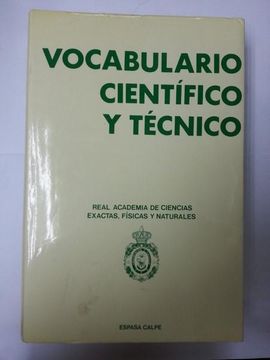 portada Vocabulario Cientifico y Tecnico