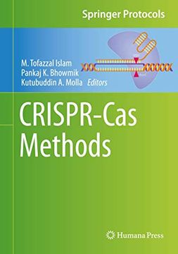 portada Crispr-Cas Methods (Springer Protocols Handbooks) (en Inglés)
