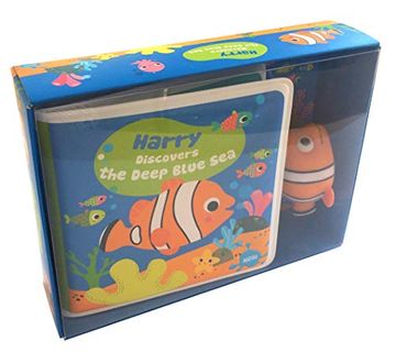 portada Harry Discovers the Deep Blue sea (my First Bath Book and Toy) (en Inglés)