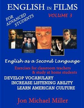 portada english in films vol. 3: for advanced students--english as a second language (en Inglés)
