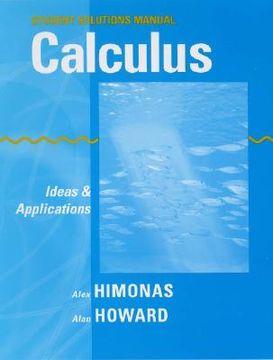 portada calculus, student solutions manual: ideas and applications (en Inglés)