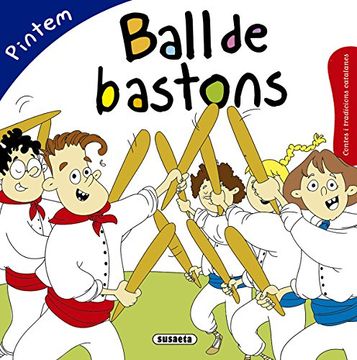 portada Ball de bastons (Contes i tradicions catalanes colorir)