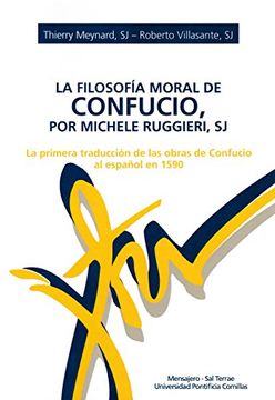 portada La Filosofía Moral de Confucio, por Michele Ruggieri, sj